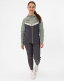 JAKO Jas met kap Iconic - zachtgrijs/mintgroen/anthra light