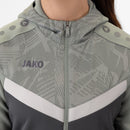 JAKO Jas met kap Iconic - zachtgrijs/mintgroen/anthra light