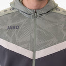 JAKO Jas met kap Iconic - zachtgrijs/mintgroen/anthra light