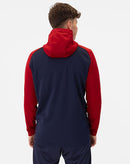 JAKO Jas met kap Iconic - marine/chillrood