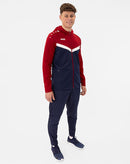 JAKO Jas met kap Iconic - marine/chillrood