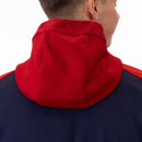 JAKO Jas met kap Iconic - marine/chillrood