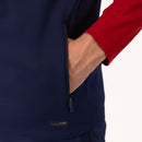 JAKO Jas met kap Iconic - marine/chillrood