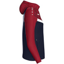 JAKO Jas met kap Iconic - marine/chillrood