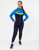 JAKO Jas met kap Iconic - marine JAKO-blauw/fluogeel