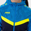 JAKO Jas met kap Iconic - marine JAKO-blauw/fluogeel