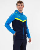 JAKO Jas met kap Iconic - marine JAKO-blauw/fluogeel