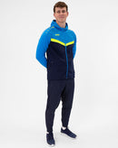 JAKO Jas met kap Iconic - marine JAKO-blauw/fluogeel