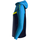 JAKO Jas met kap Iconic - marine JAKO-blauw/fluogeel