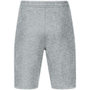 JAKO Short Base - lichtgrijs gemeleerd