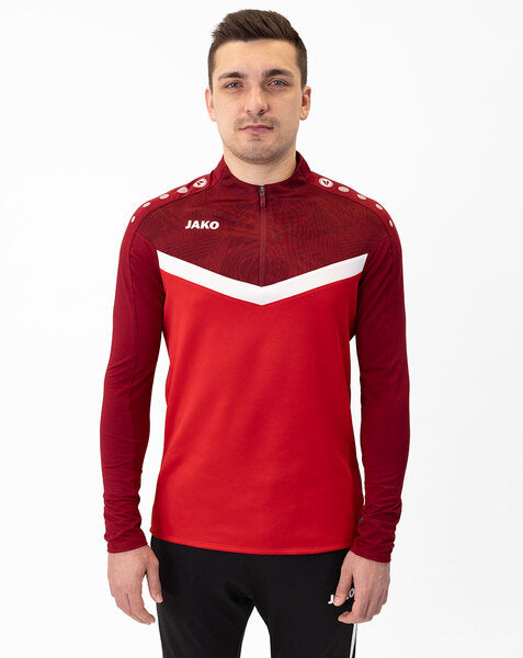 JAKO Ziptop Iconic - rood/wijnrood