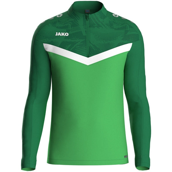 JAKO Ziptop Iconic - zachtgroen/sportgreen