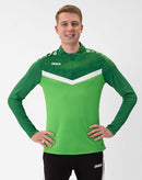 JAKO Ziptop Iconic - zachtgroen/sportgreen