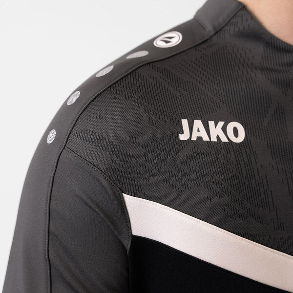 JAKO Ziptop Iconic - zwart/antraciet