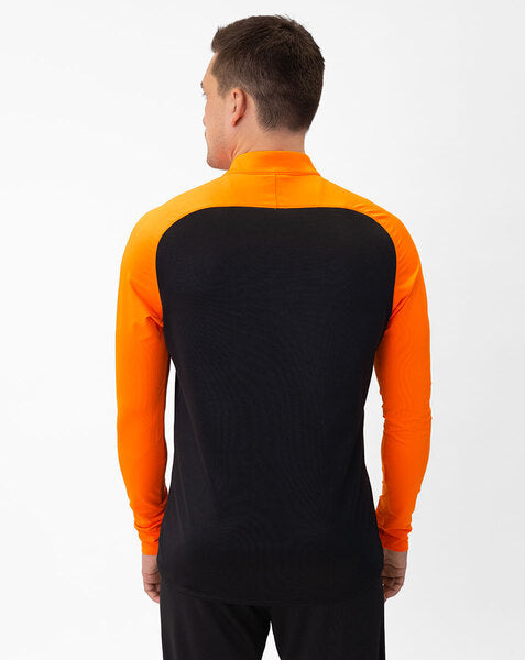 JAKO Ziptop Iconic - zwart/fluo oranje