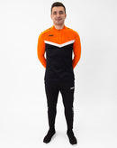 JAKO Ziptop Iconic - zwart/fluo oranje