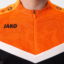 JAKO Ziptop Iconic - zwart/fluo oranje