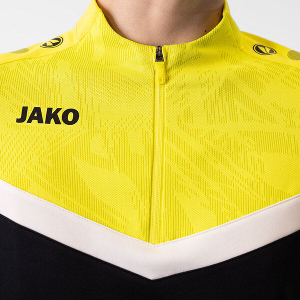 JAKO Ziptop Iconic - zwart/zachtgeel