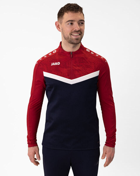 JAKO Ziptop Iconic - marine/chillrood