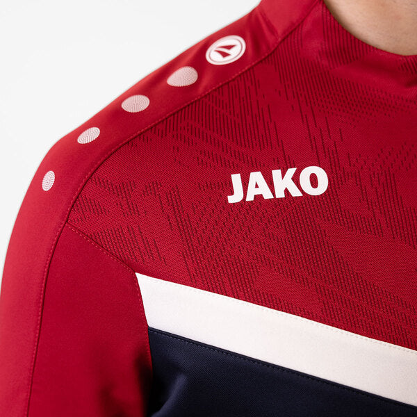 JAKO Ziptop Iconic - marine/chillrood