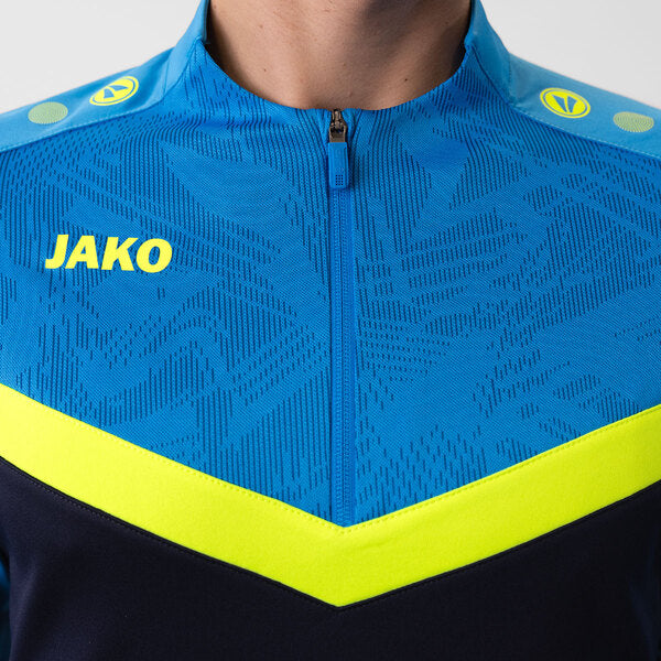 JAKO Ziptop Iconic - marine JAKO-blauw/fluogeel