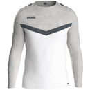JAKO Sweater Iconic - wit/zachtgrijs