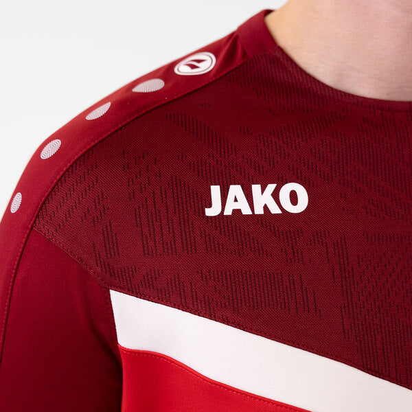 JAKO Sweater Iconic - rood/wijnrood