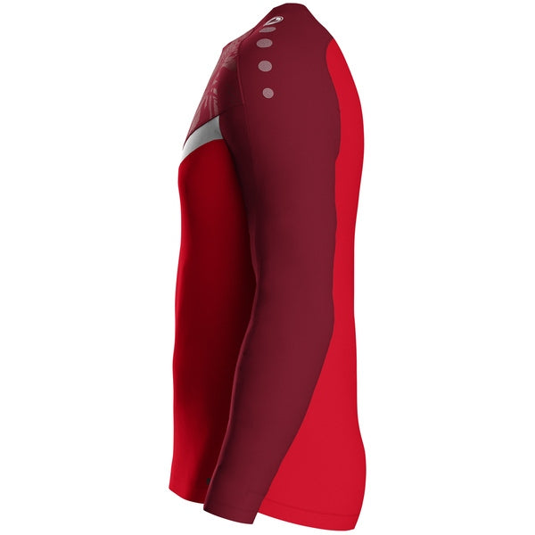 JAKO Sweater Iconic - rood/wijnrood