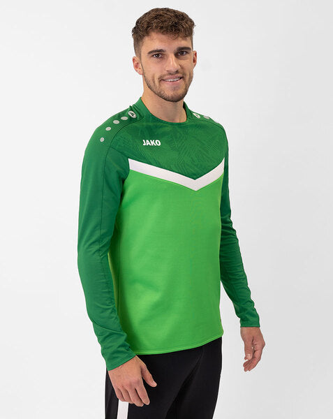 JAKO Sweater Iconic - zachtgroen/sportgreen