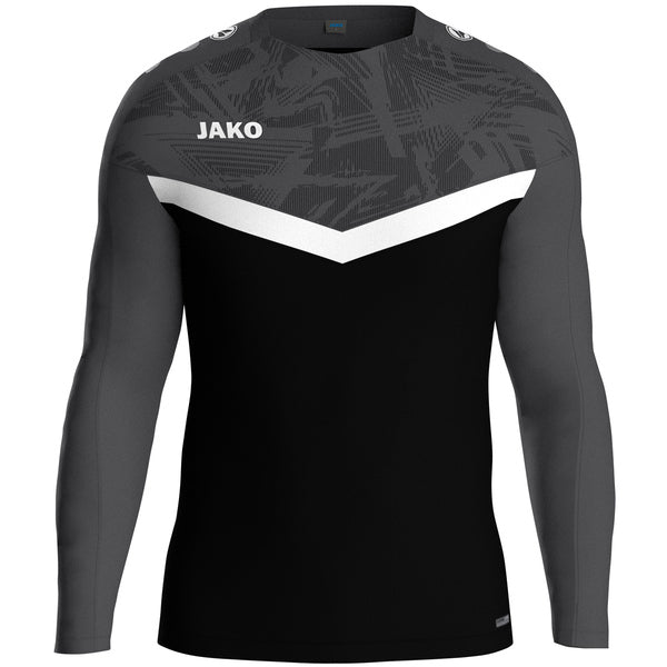 JAKO Sweater Iconic - zwart/antraciet