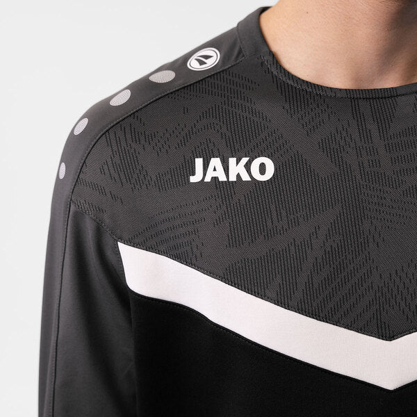 JAKO Sweater Iconic - zwart/antraciet