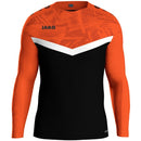 JAKO Sweater Iconic - zwart/fluo oranje