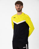 JAKO Sweater Iconic - zwart/zachtgeel