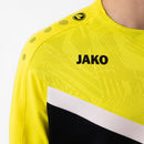 JAKO Sweater Iconic - zwart/zachtgeel