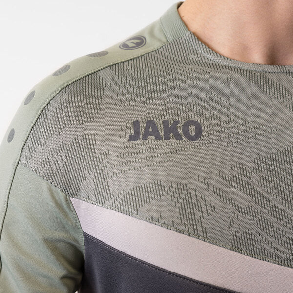 JAKO Sweater Iconic - zachtgrijs/mintgroen/anthra light