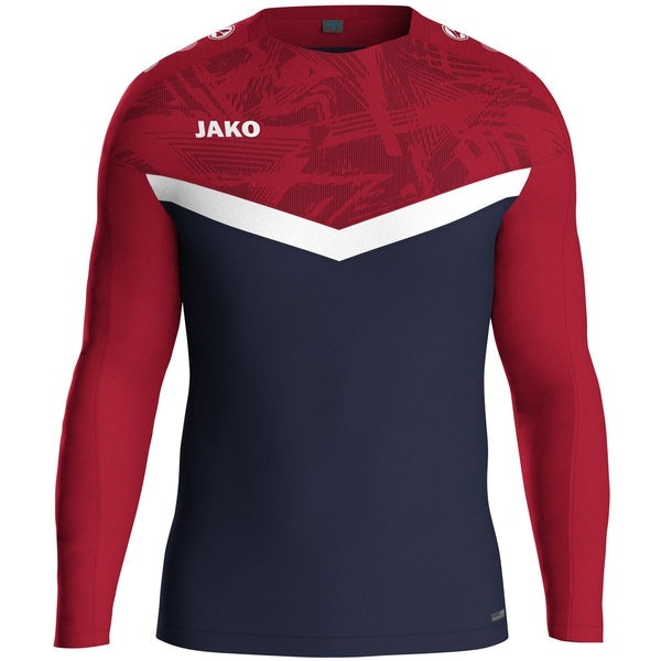 JAKO Sweater Iconic - marine/chillrood
