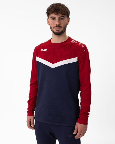 JAKO Sweater Iconic - marine/chillrood