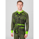 JAKO Keepershirt Tropicana - Kaki/Fluogroen