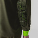 JAKO Keepershirt Tropicana - Kaki/Fluogroen