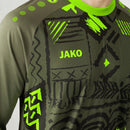 JAKO Keepershirt Tropicana - Kaki/Fluogroen