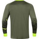 JAKO Keepershirt Tropicana - Kaki/Fluogroen