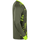 JAKO Keepershirt Tropicana - Kaki/Fluogroen