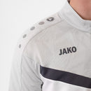 JAKO Polyestervest Iconic - wit/zachtgrijs