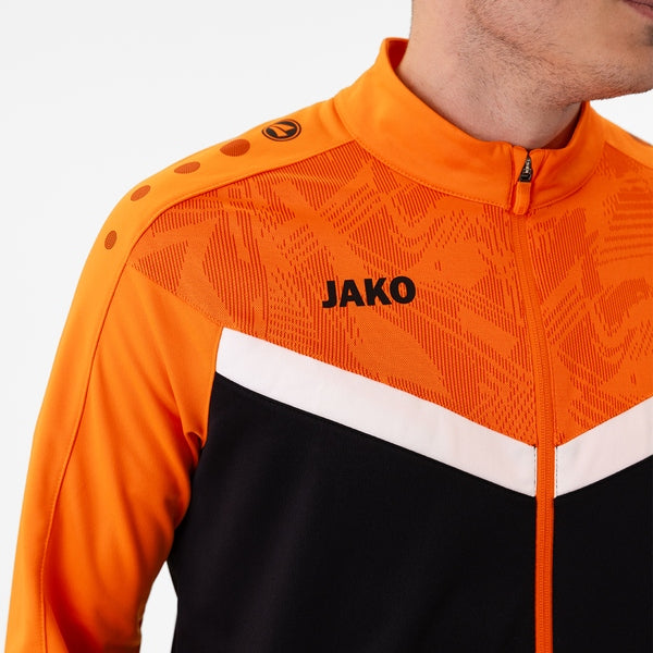 JAKO Polyestervest Iconic - zwart/fluo oranje