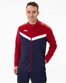 JAKO Polyestervest Iconic - marine/chillrood