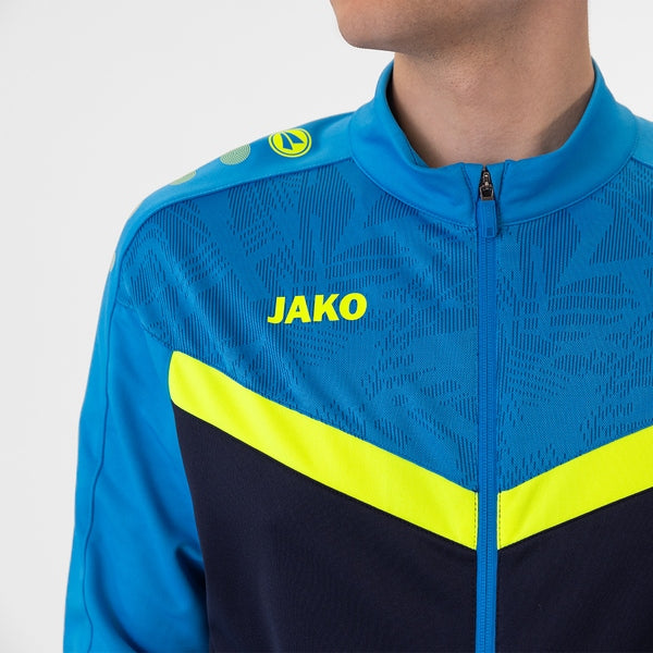 JAKO Polyestervest Iconic - marine JAKO-blauw/fluogeel