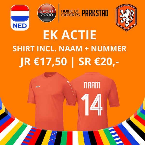 JAKO Shirt Team KM - EK ACTIE