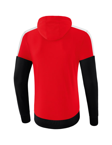 Squad sweatshirt met capuchon - rood/zwart/wit