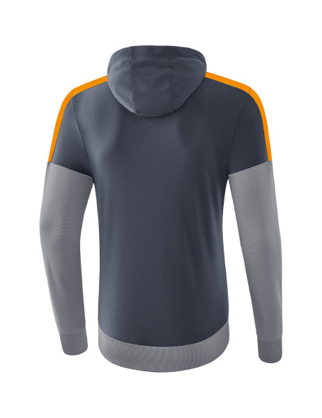 Squad sweatshirt met capuchon - slate grey/monument grey/new orange