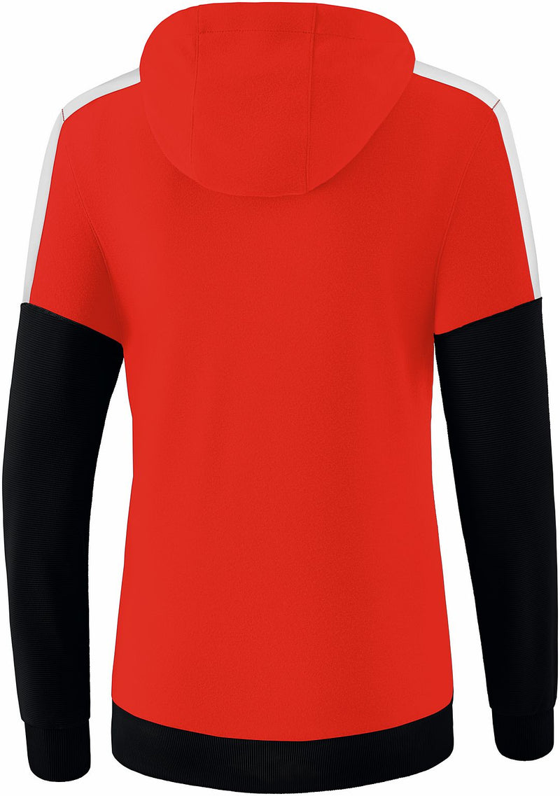 Squad sweatshirt met capuchon - rood/zwart/wit